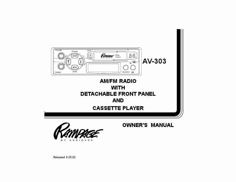 Audiovox Car Stereo System AV303-page_pdf